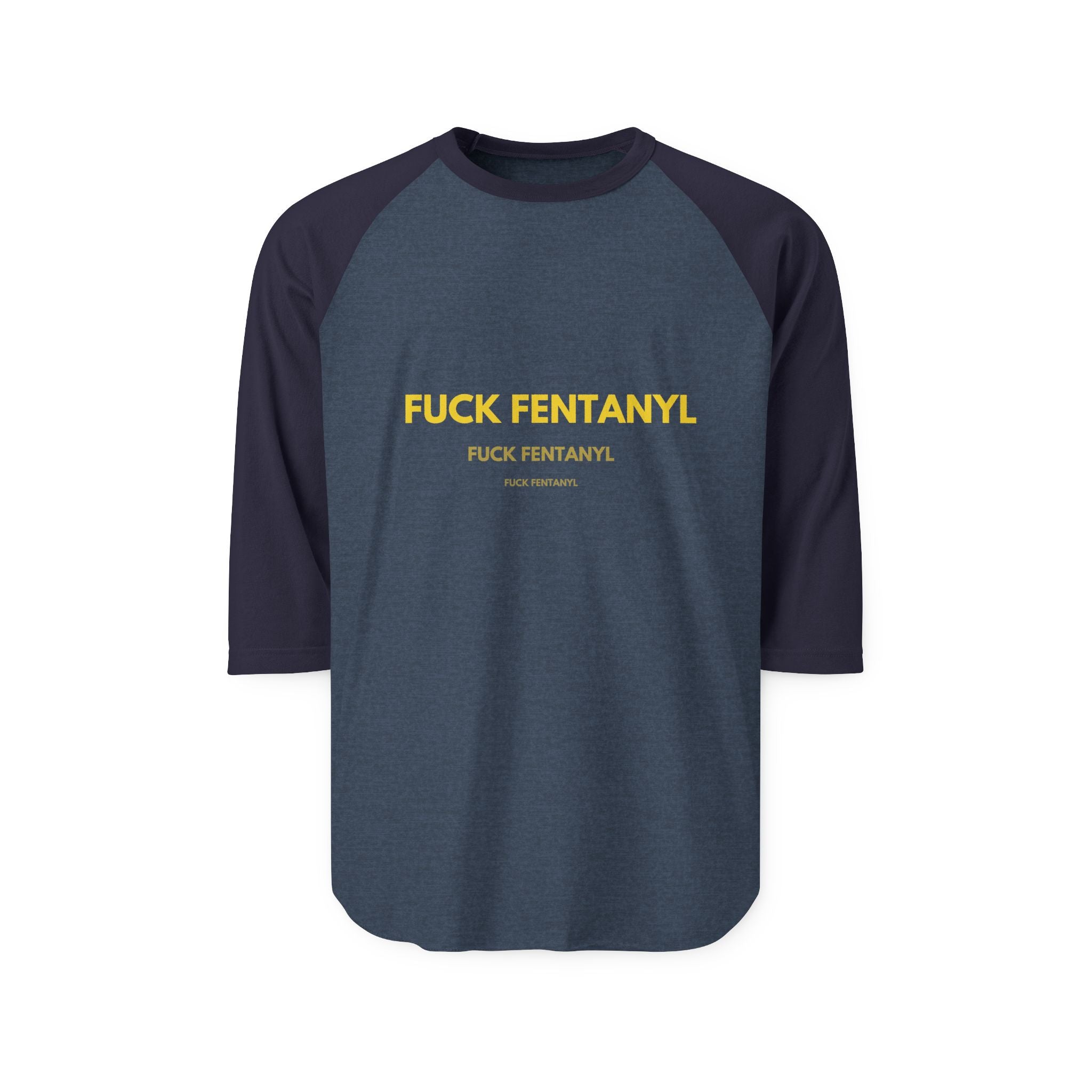 Raglan Shirt — F*ck Fentanyl Bold Awareness Tee