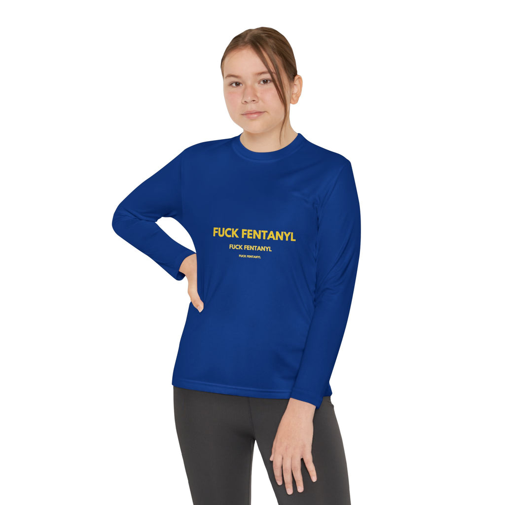 Youth Long Sleeve Tee — “F*** Fentanyl” Awareness Shirt
