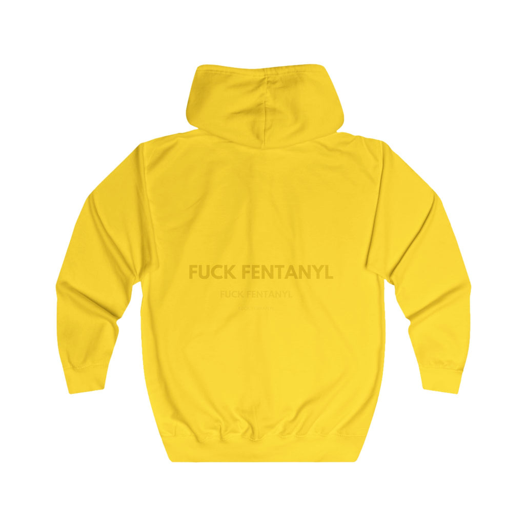 Zip Hoodie - “F**k Fentanyl” Bold Back Awareness Zip-Up