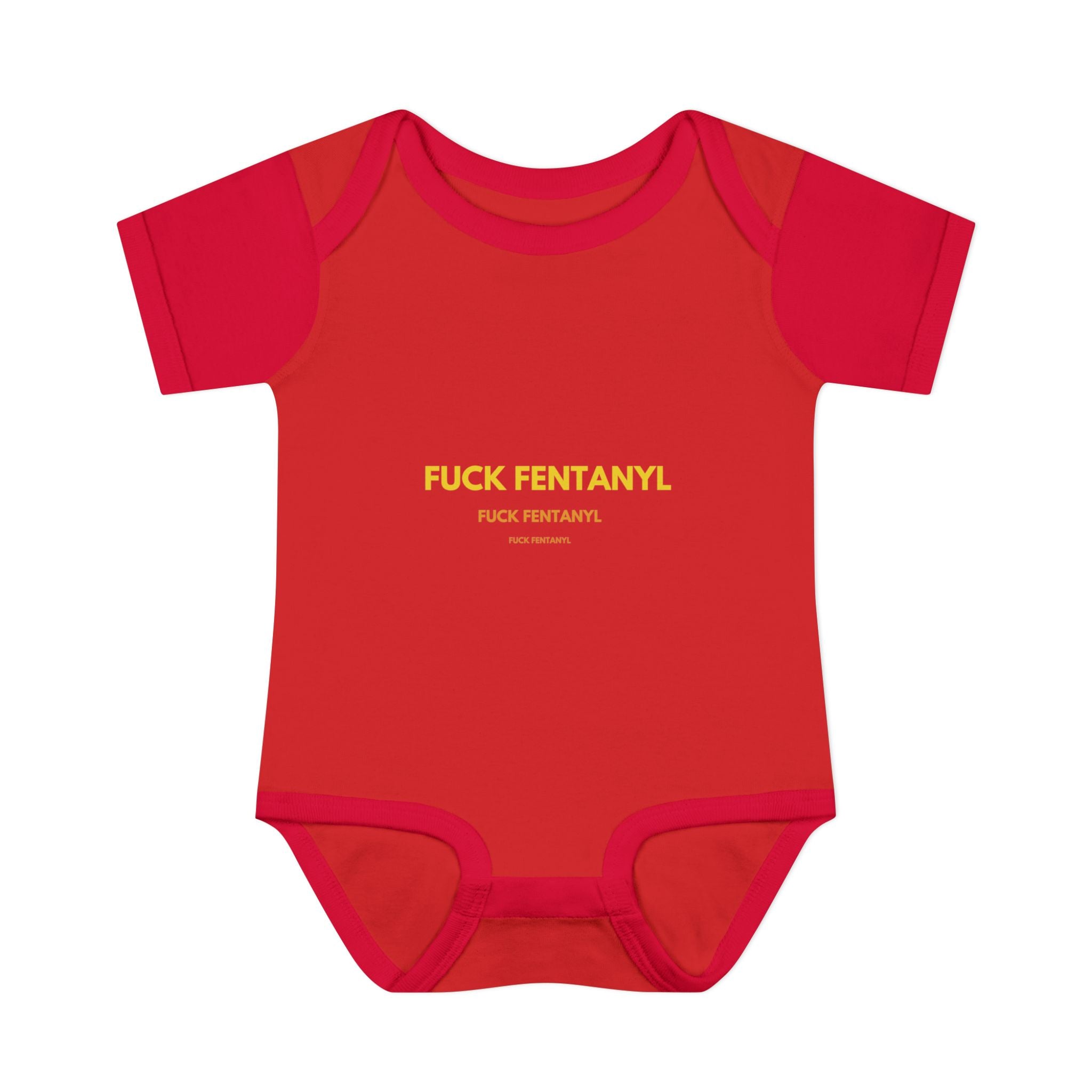 Infant Bodysuit — "F*** Fentanyl" Protest Baby Onesie