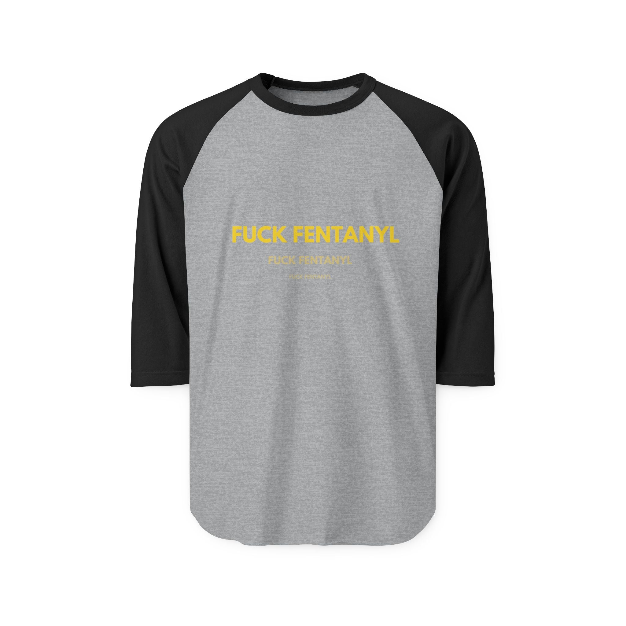 Raglan Shirt — F*ck Fentanyl Bold Awareness Tee