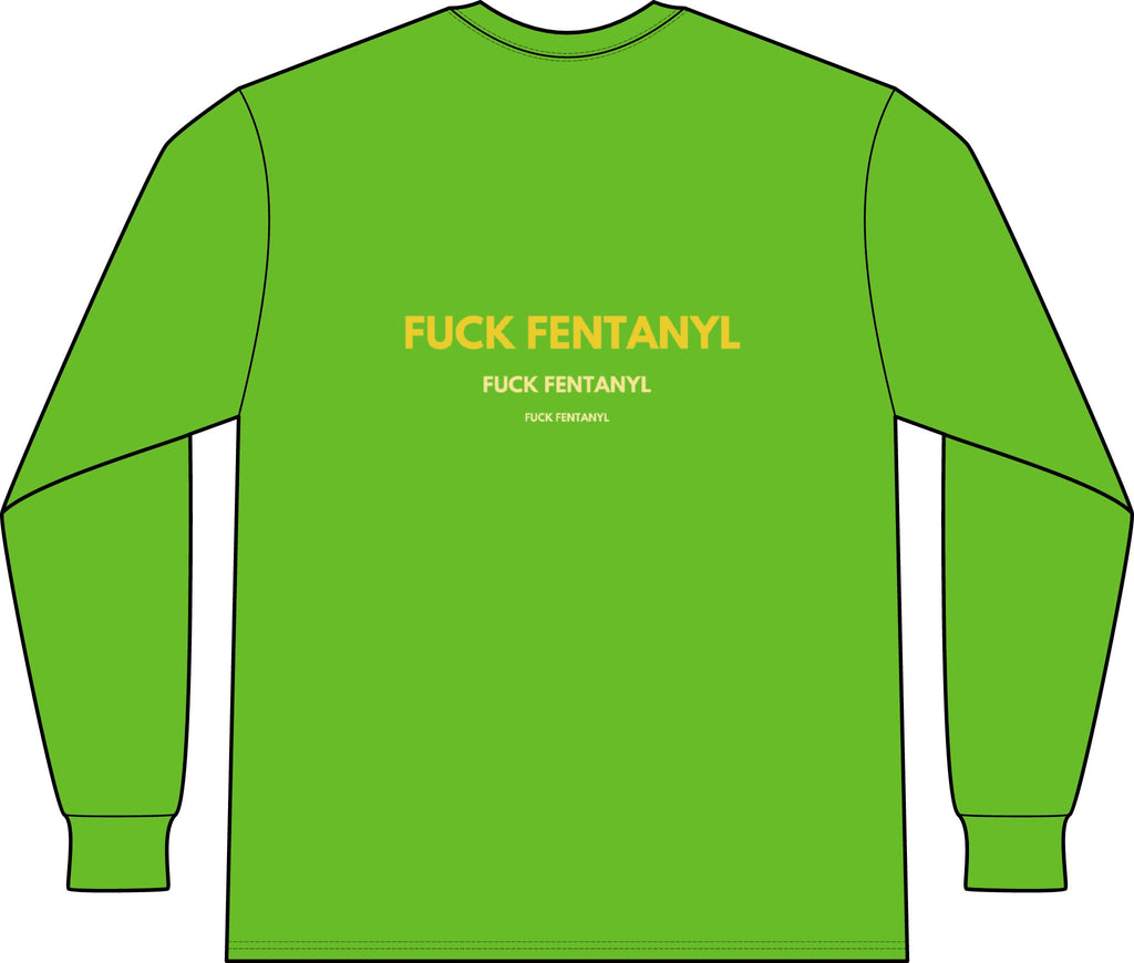 Long Sleeve Pocket Tee — "F*** Fentanyl" Awareness Shirt