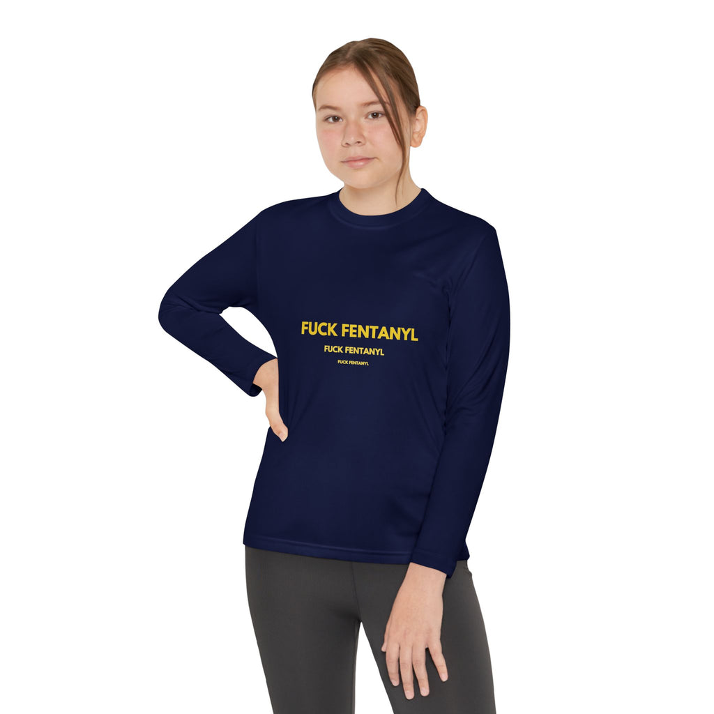 Youth Long Sleeve Tee — “F*** Fentanyl” Awareness Shirt