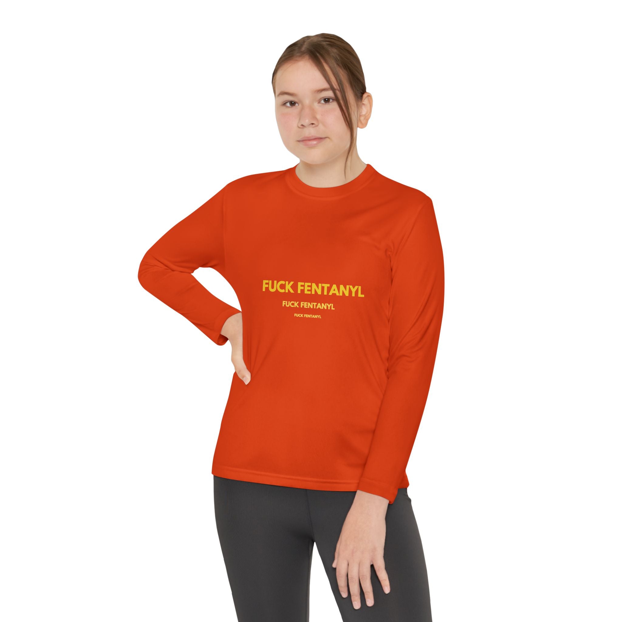 Youth Long Sleeve Tee — “F*** Fentanyl” Awareness Shirt