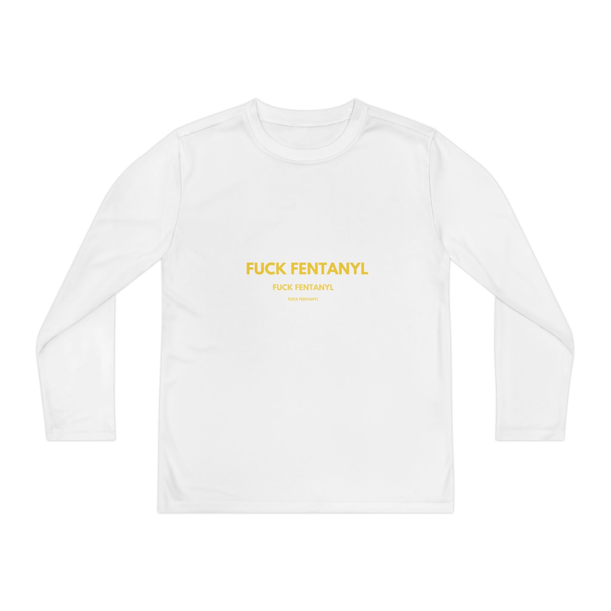 Youth Long Sleeve Tee — "F*** Fentanyl" Awareness Shirt