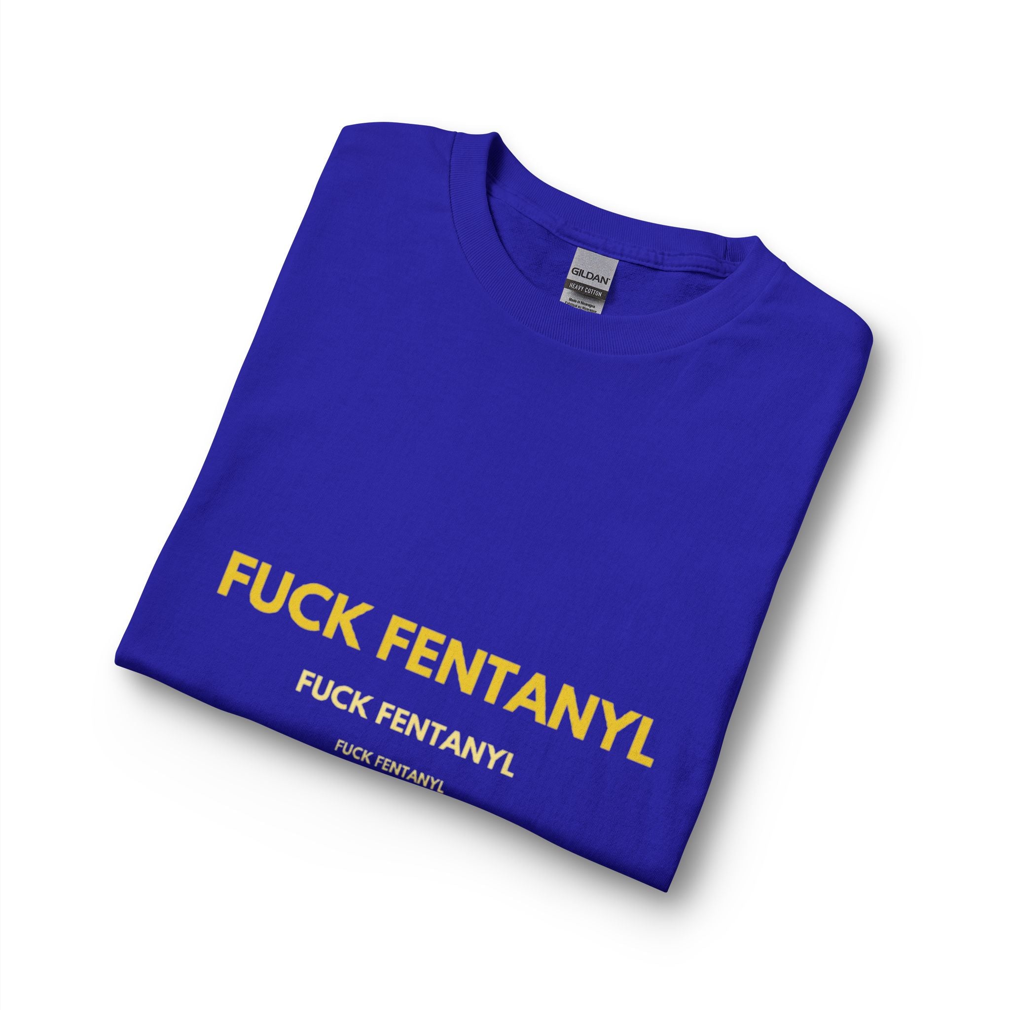 FUCK FENTANYL Long Sleeve Tee — Anti-Fentanyl Awareness Shirt