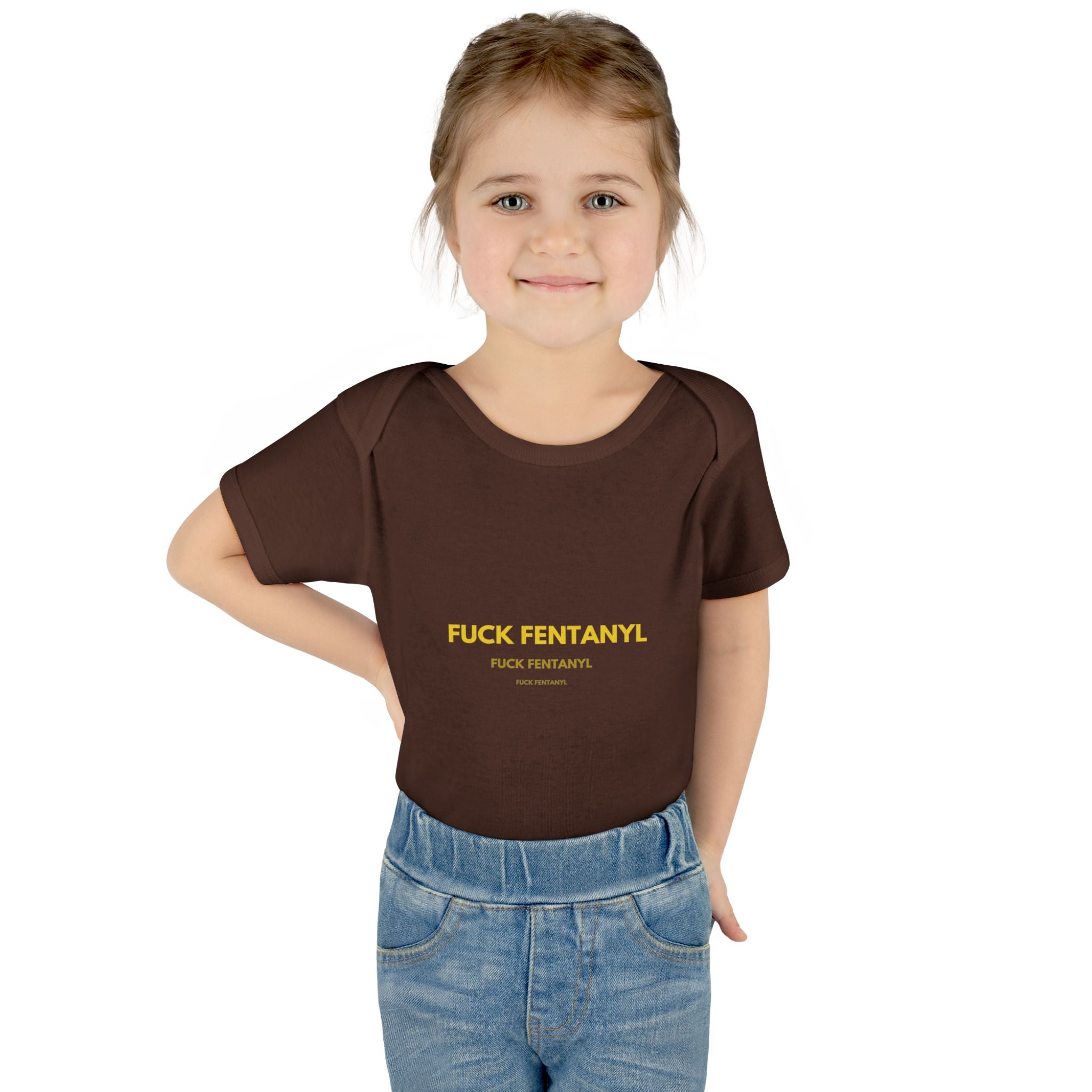 Infant Bodysuit — "F*** Fentanyl" Protest Baby Onesie