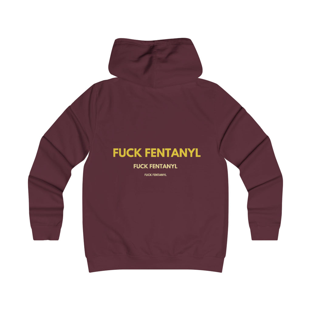 Anti-Fentanyl Statement Hoodie — "FUCK FENTANYL" Bold Back Print