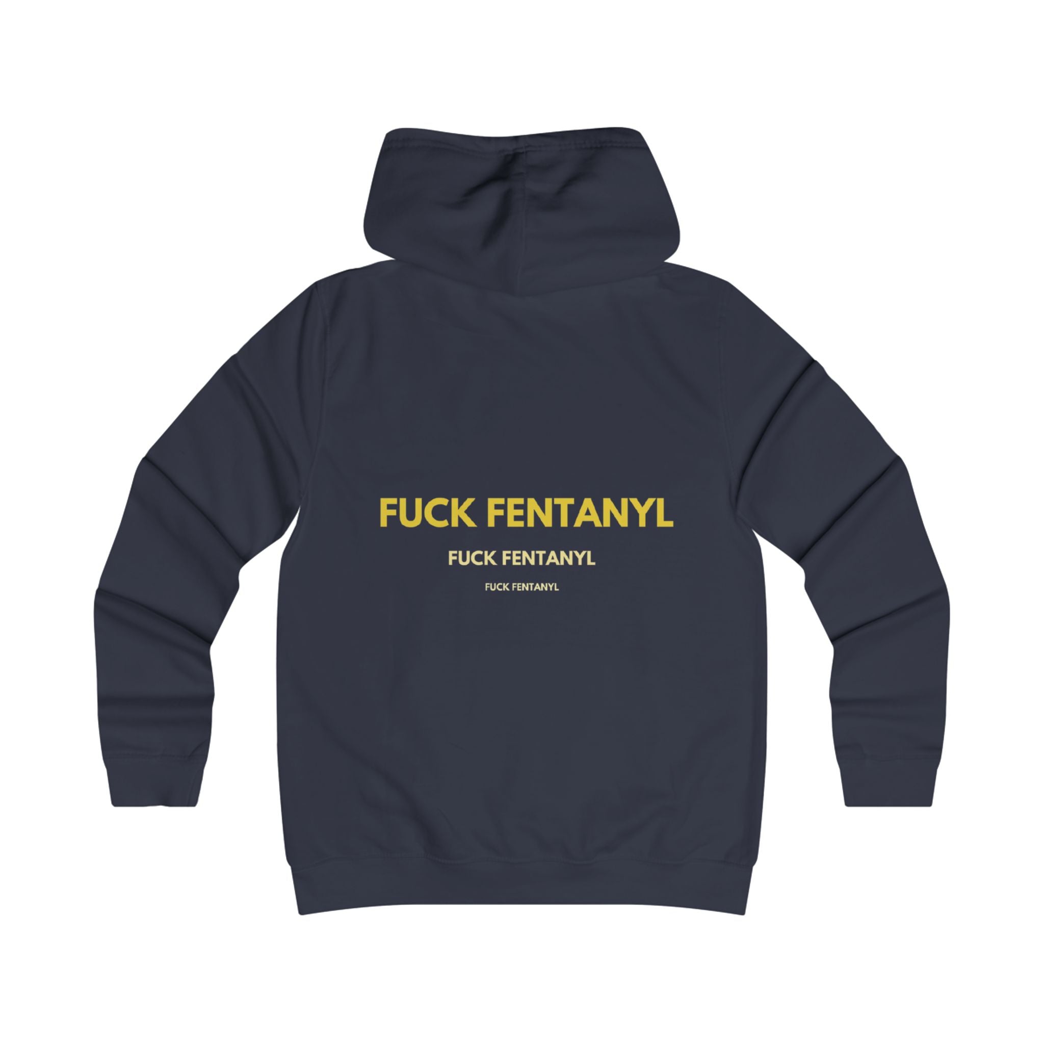 Anti-Fentanyl Statement Hoodie — "FUCK FENTANYL" Bold Back Print