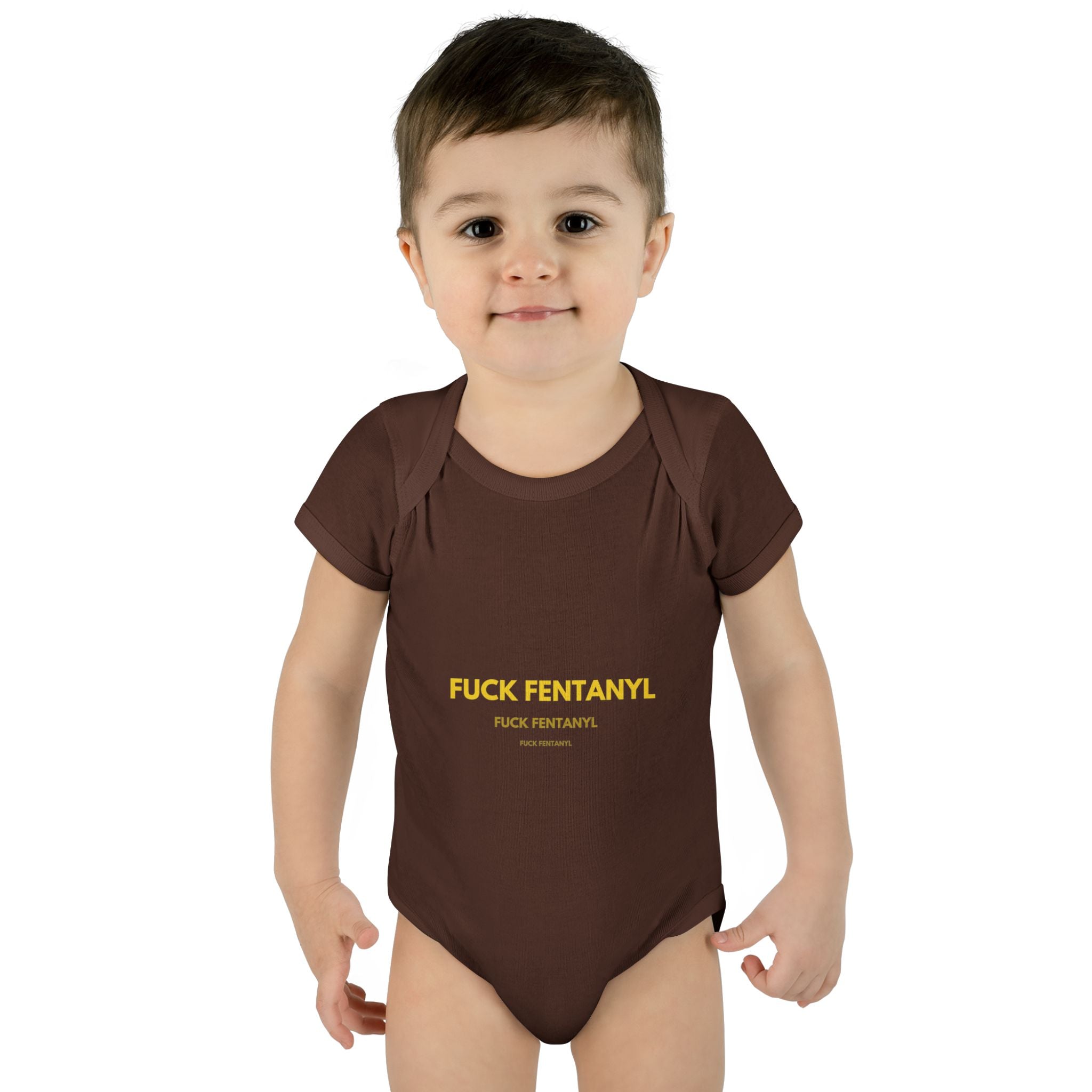 Infant Bodysuit — "F*** Fentanyl" Protest Baby Onesie
