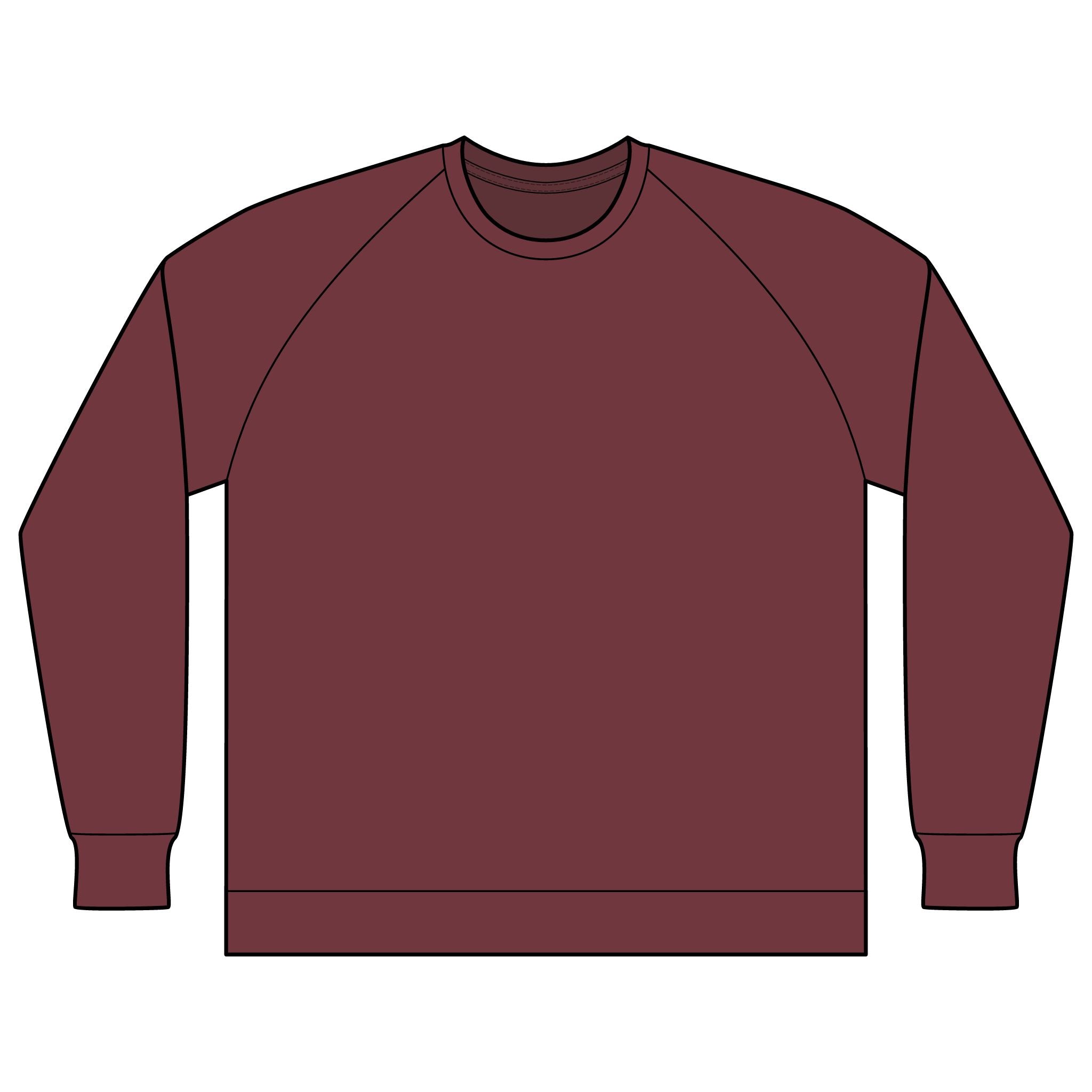 Lightweight Loopback Terry Crewneck Sweatshirt