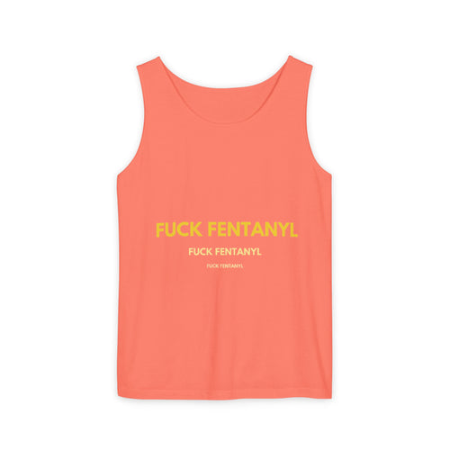 Anti-Fentanyl Tank Top — "FUCK FENTANYL" Graphic Recovery Awareness Tee